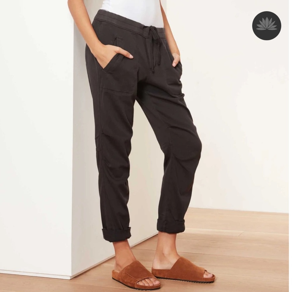 James Perse Utility Drape Pant, Size 1 (Small), Color Carbon (dark grey)